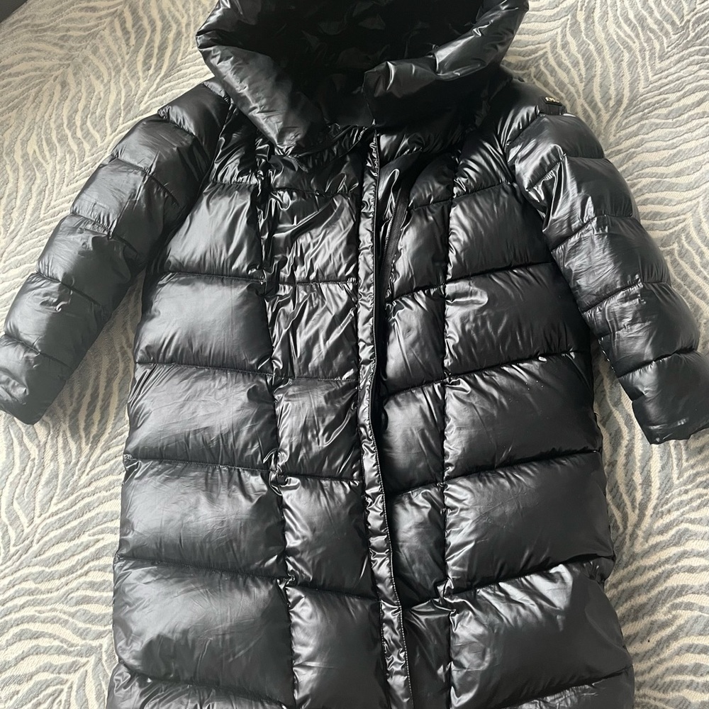 Brand new long Donna Karen down coat